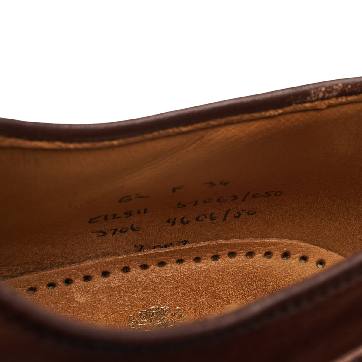 2000 Brown Leather Oxford Brogues UK 6.5 F