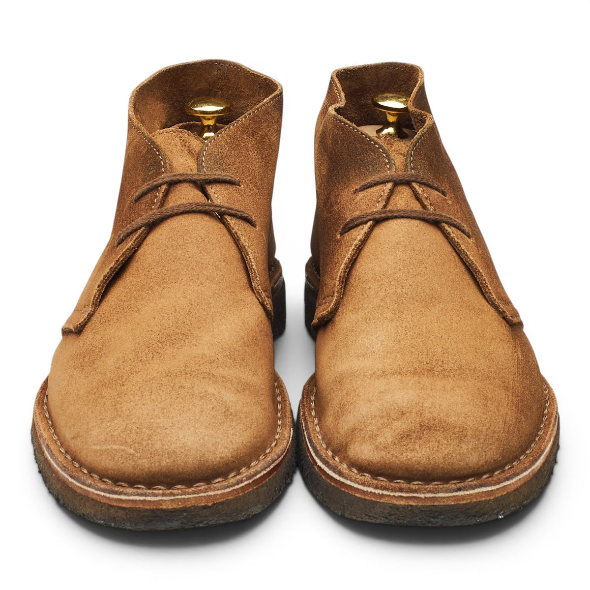 'Clifford' Snuff Brown Suede Chukka Boots UK 8