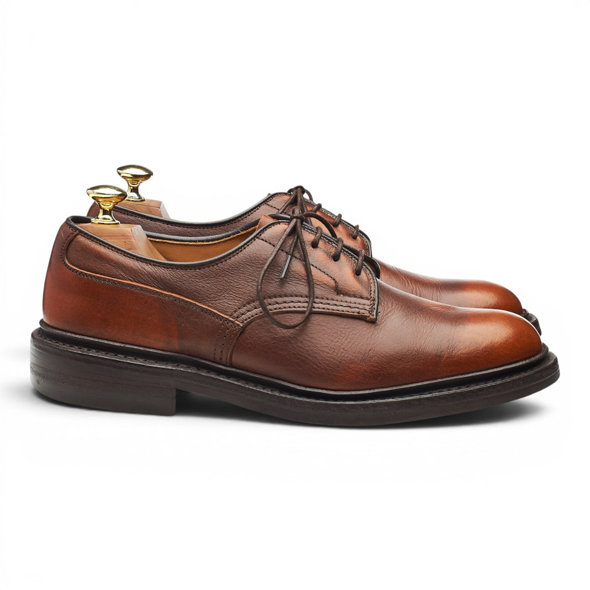 'Woodstock' Brown Leather Derby UK 7.5