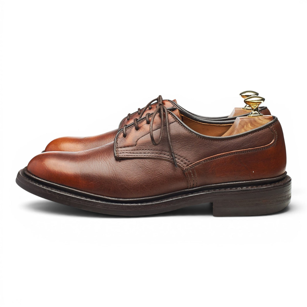 'Woodstock' Brown Leather Derby UK 7.5