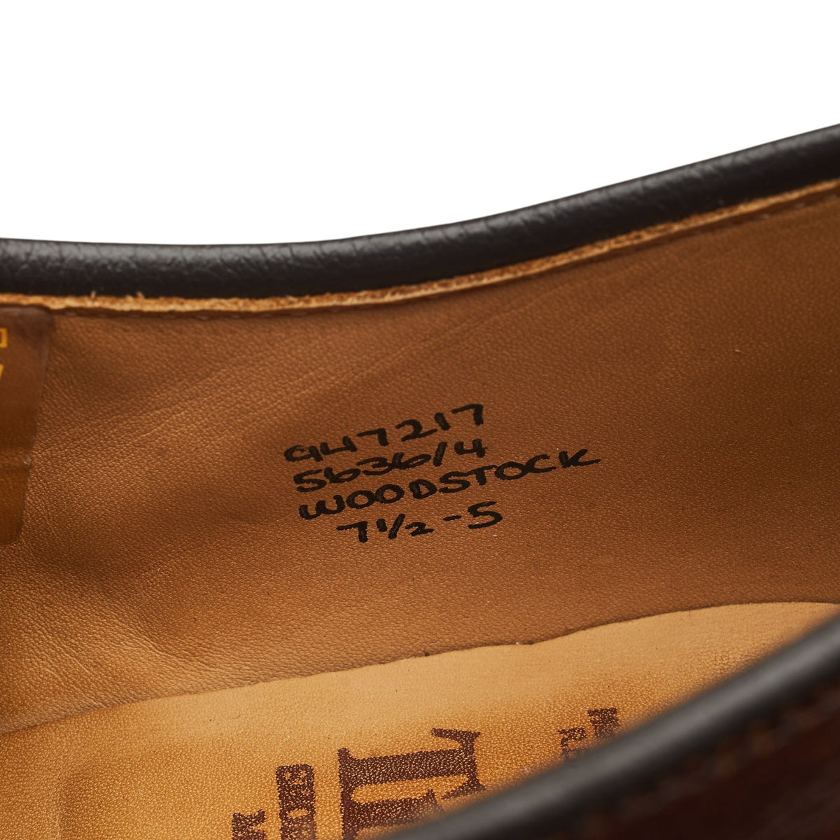 'Woodstock' Brown Leather Derby UK 7.5