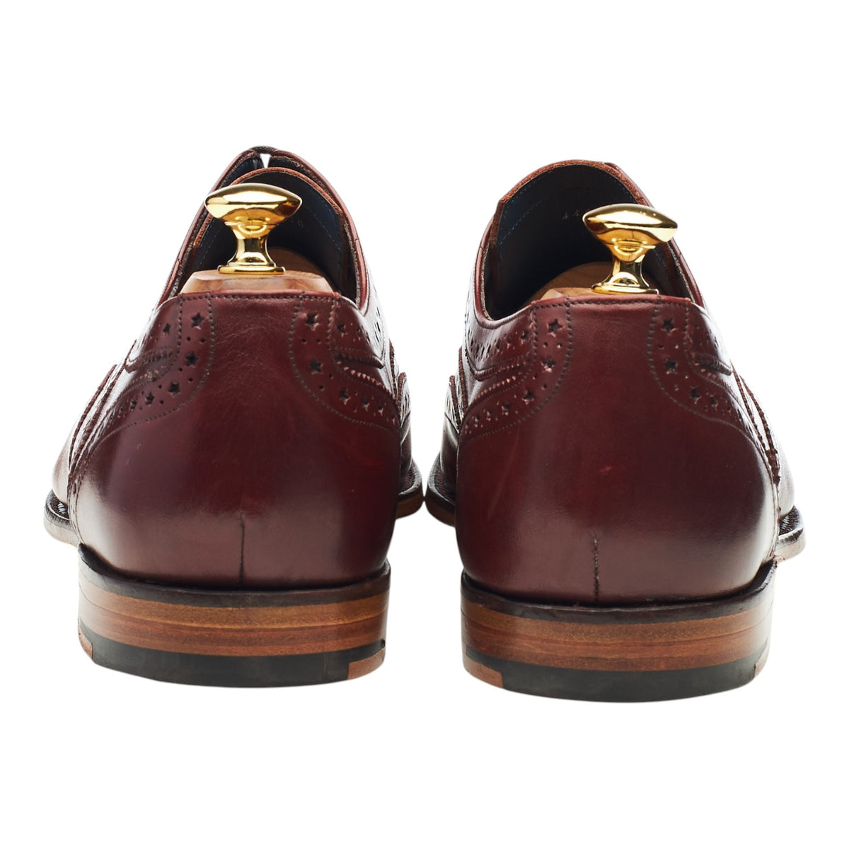 'Jensen' Burgundy Leather Brogues UK 10.5 F