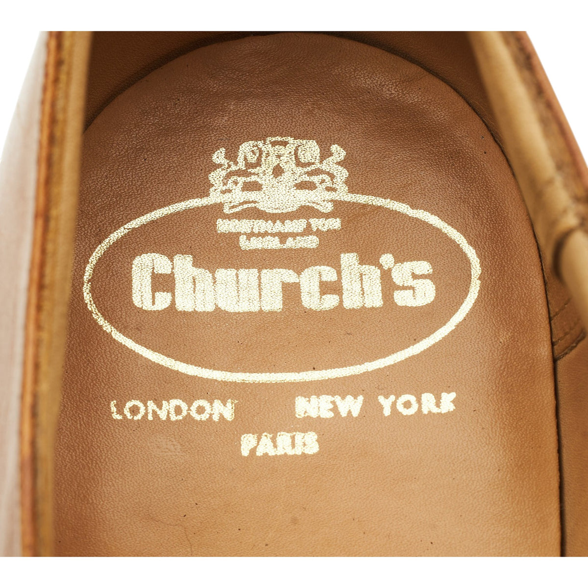 'Balmoral' Tan Brown Leather Oxford UK 8 G