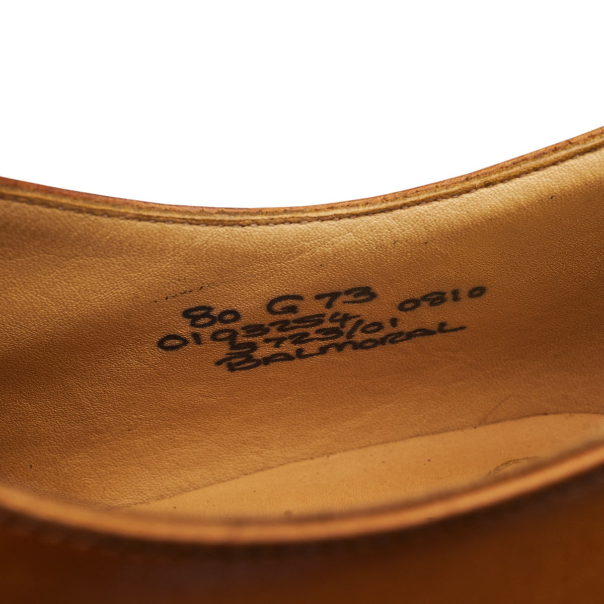 'Balmoral' Tan Brown Leather Oxford UK 8 G