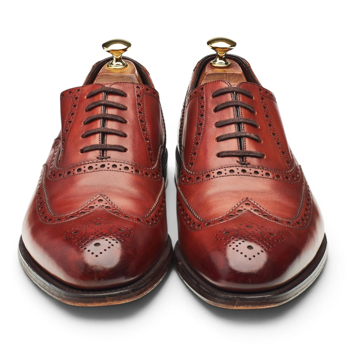1880 Export Grade 'Torrington' Brown Leather Oxford Brogues UK 8.5 F