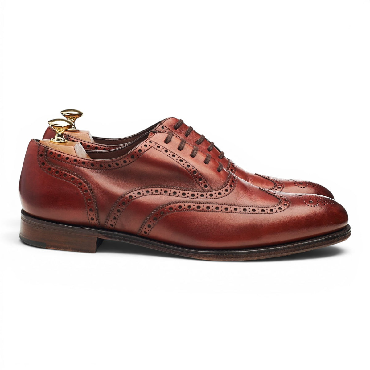1880 Export Grade 'Torrington' Brown Leather Oxford Brogues UK 8.5 F