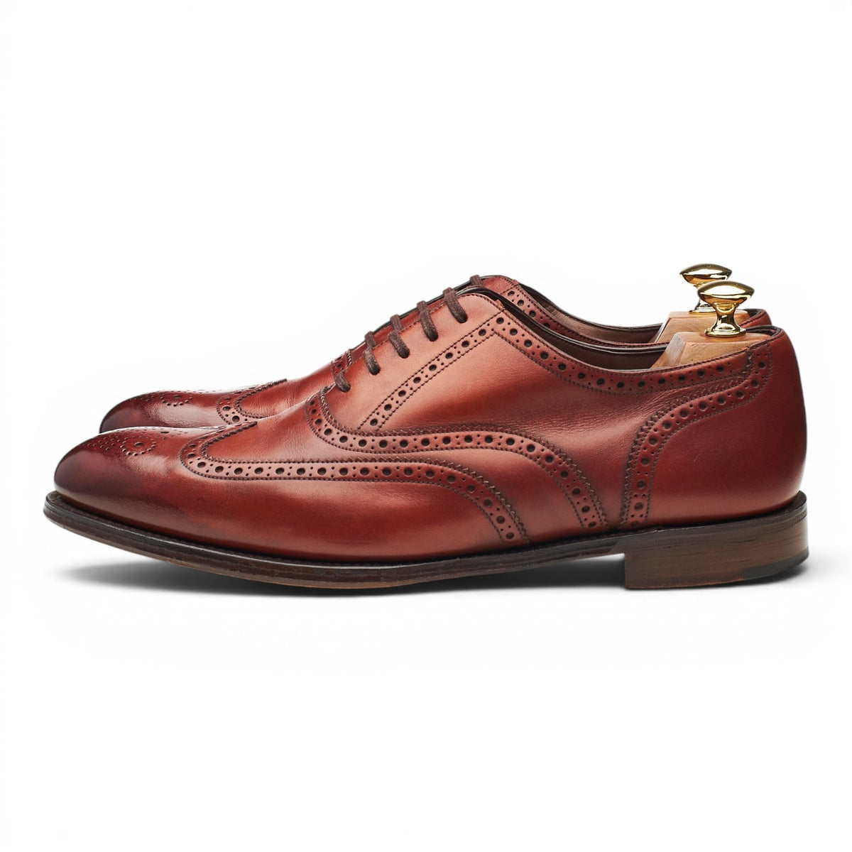 1880 Export Grade 'Torrington' Brown Leather Oxford Brogues UK 8.5 F