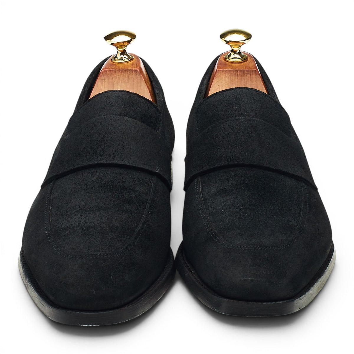 Richard James 'Walton' Black Suede Loafers UK 8.5 E