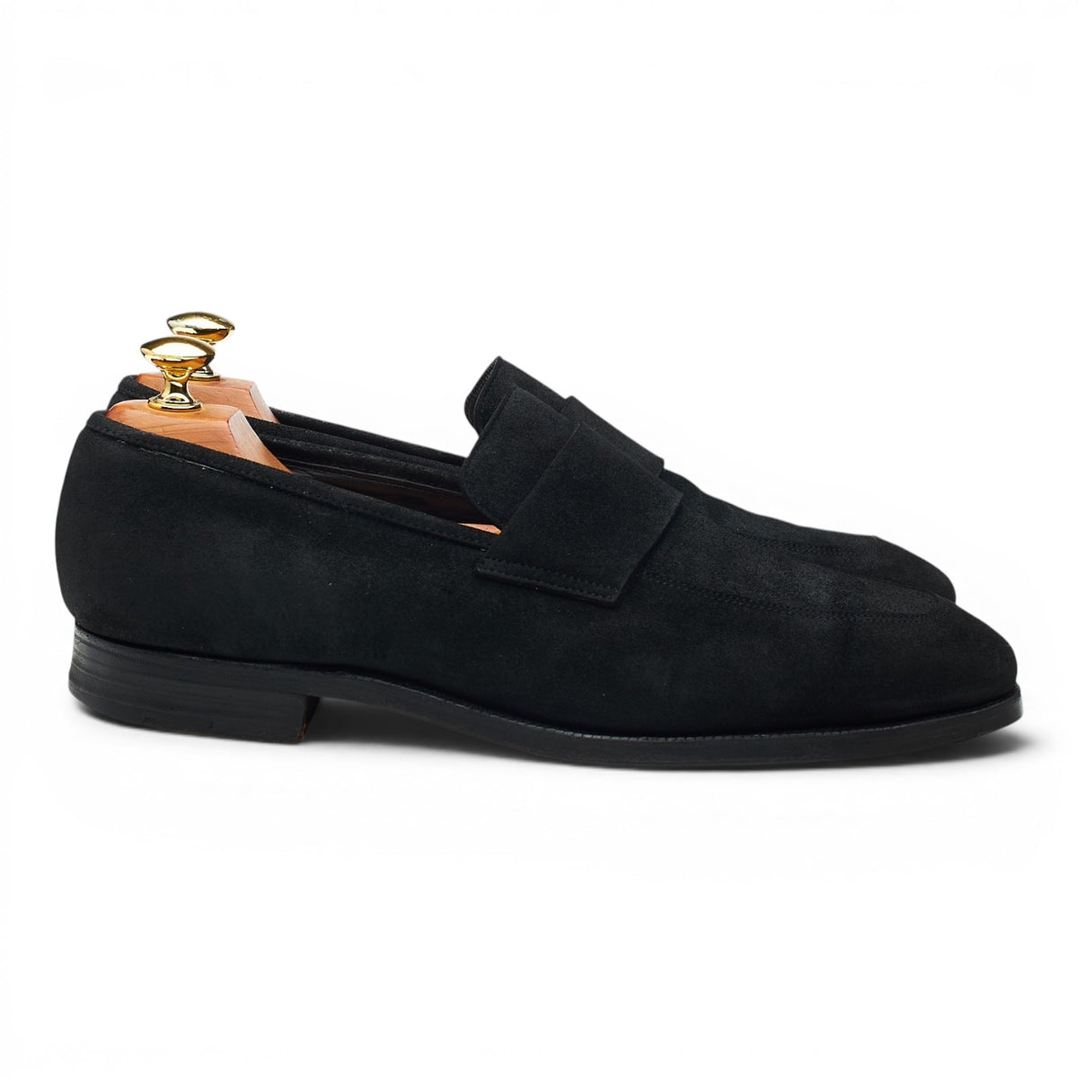 Richard James 'Walton' Black Suede Loafers UK 8.5 E