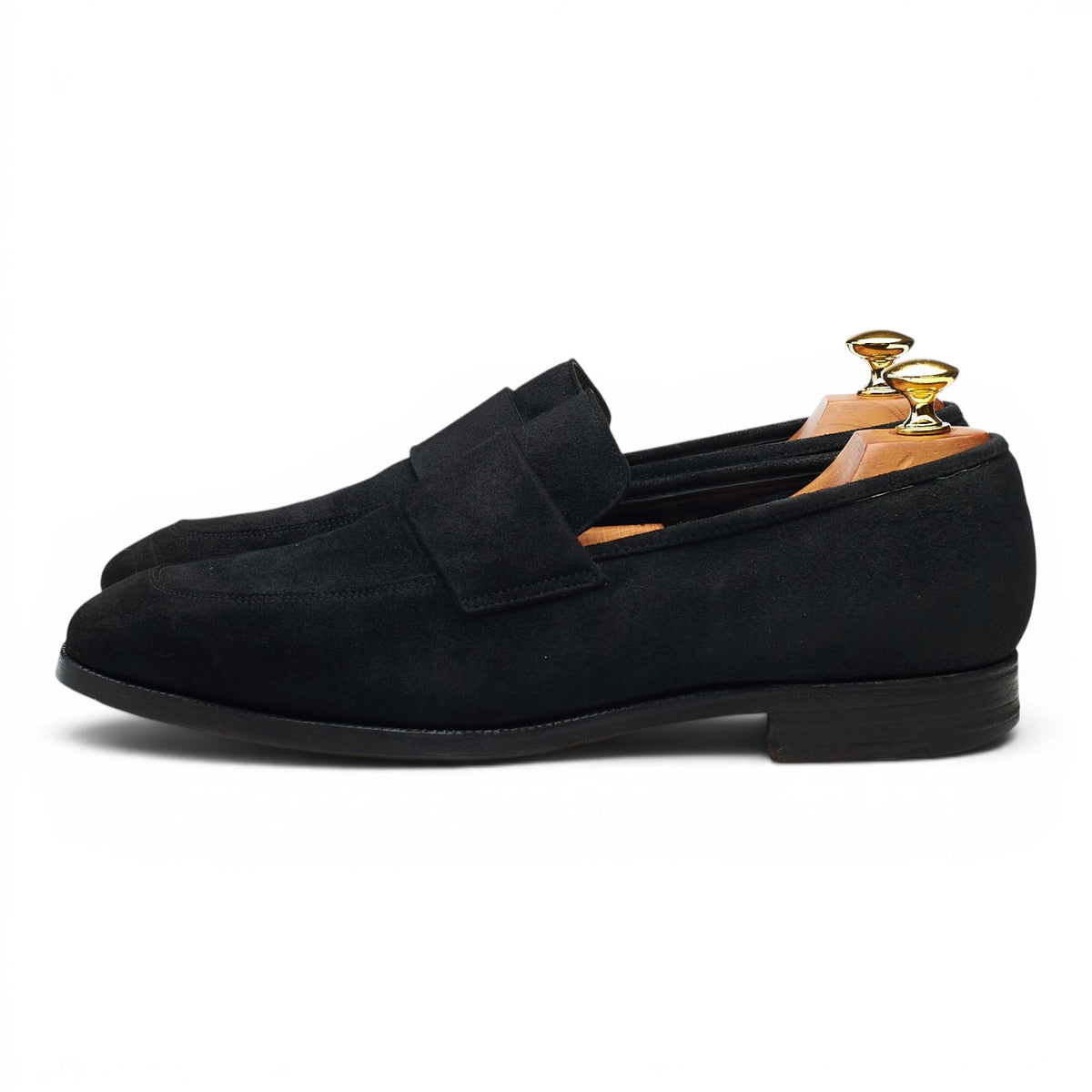 Richard James 'Walton' Black Suede Loafers UK 8.5 E