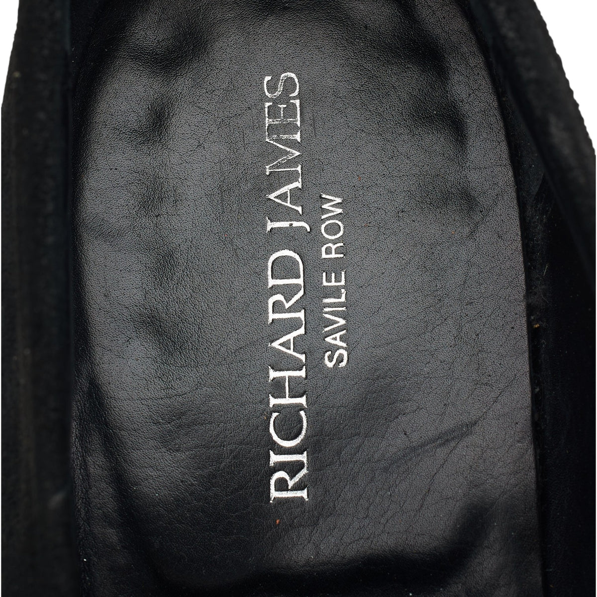 Richard James 'Walton' Black Suede Loafers UK 8.5 E