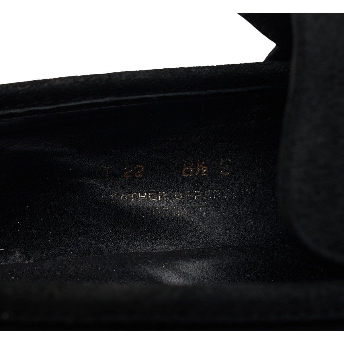 Richard James 'Walton' Black Suede Loafers UK 8.5 E