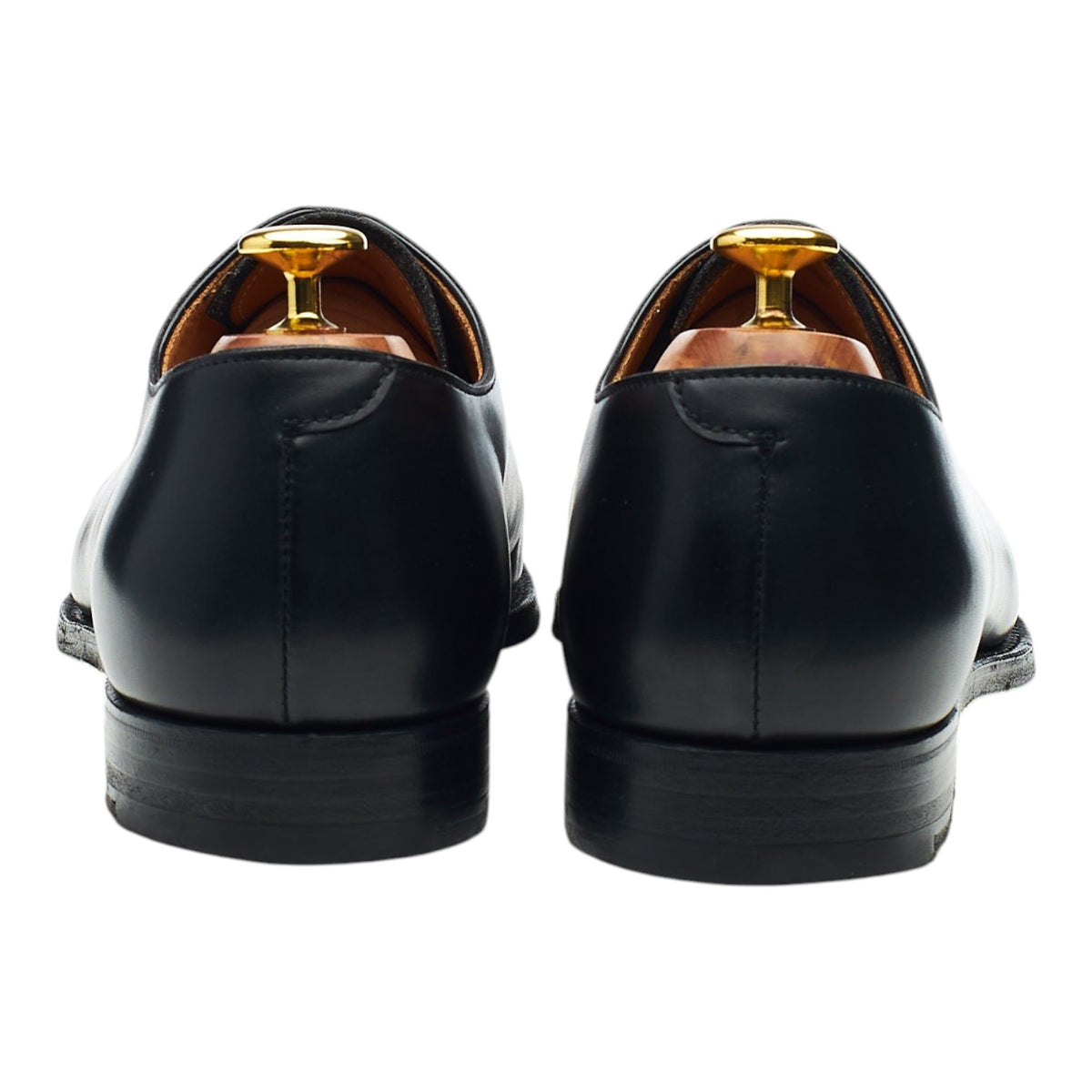 'Alex' Black Leather Wholecut Oxford UK 8 E