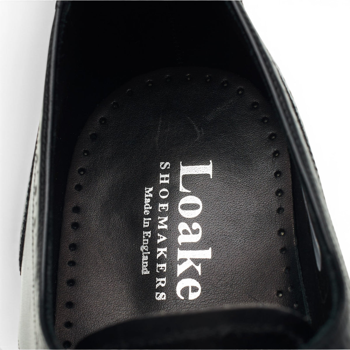 'Nuffield' Black Leather Derby Brogues UK 9.5 G