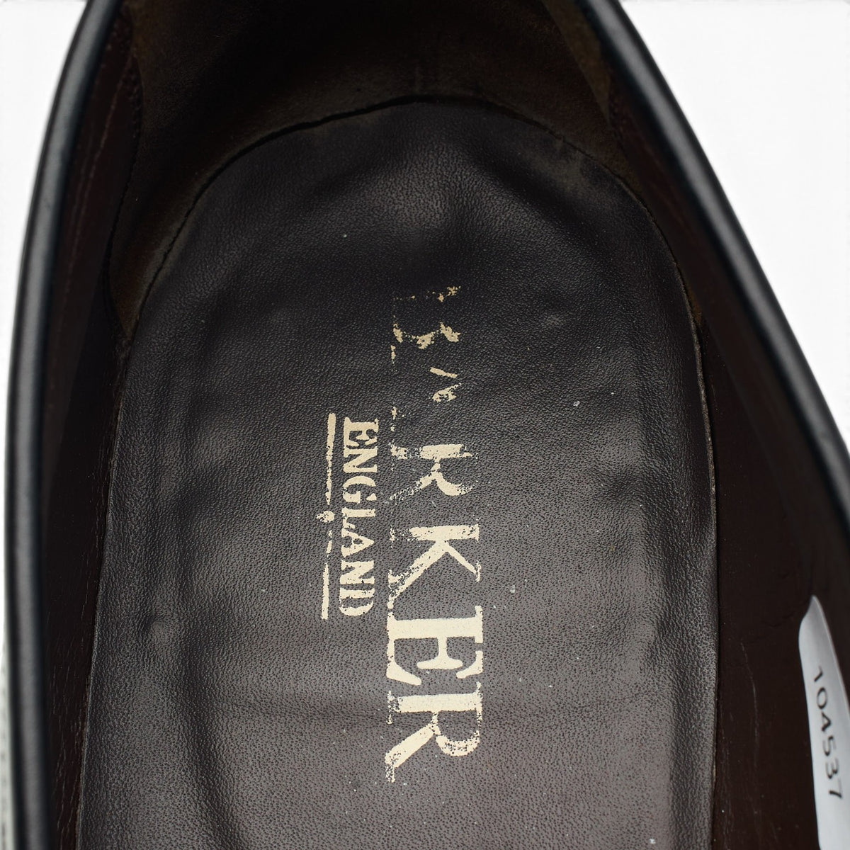 'Ramsden' Black Leather Tassel Loafers UK 10 F