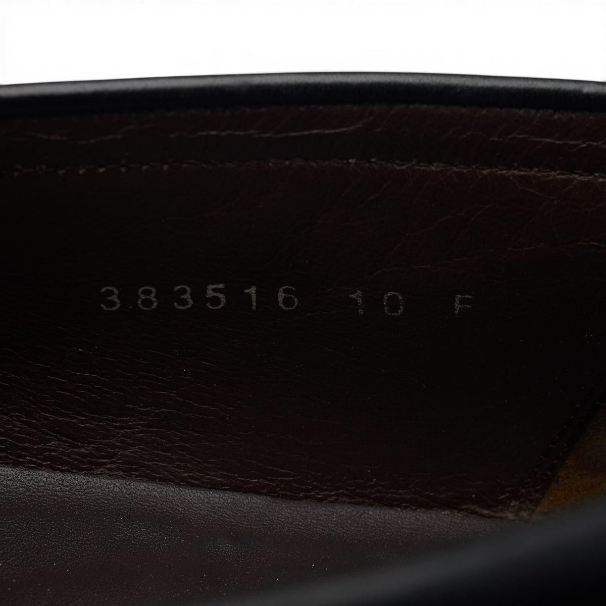 'Ramsden' Black Leather Tassel Loafers UK 10 F