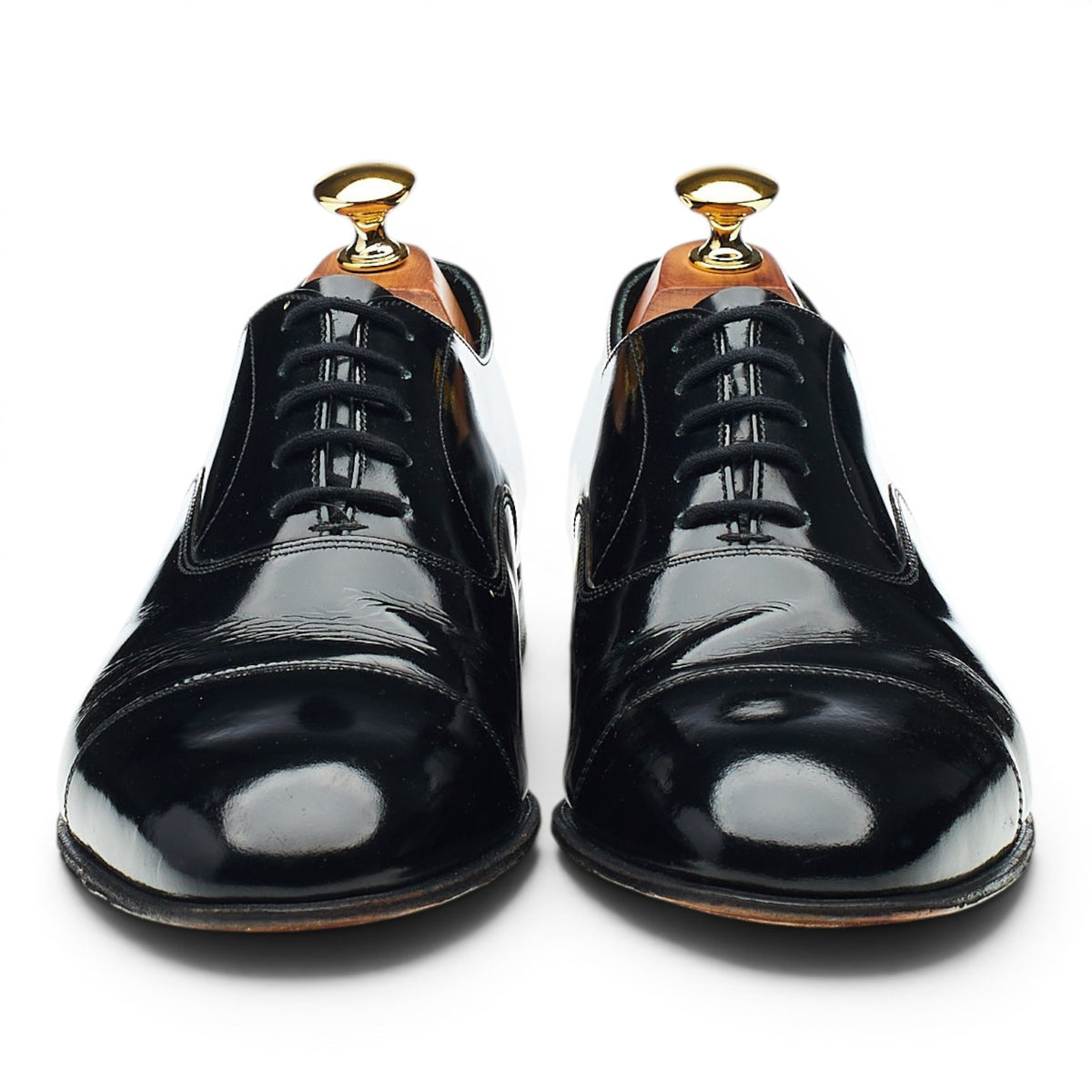'Sackville' Black Patent Leather Oxford UK 6.5 F