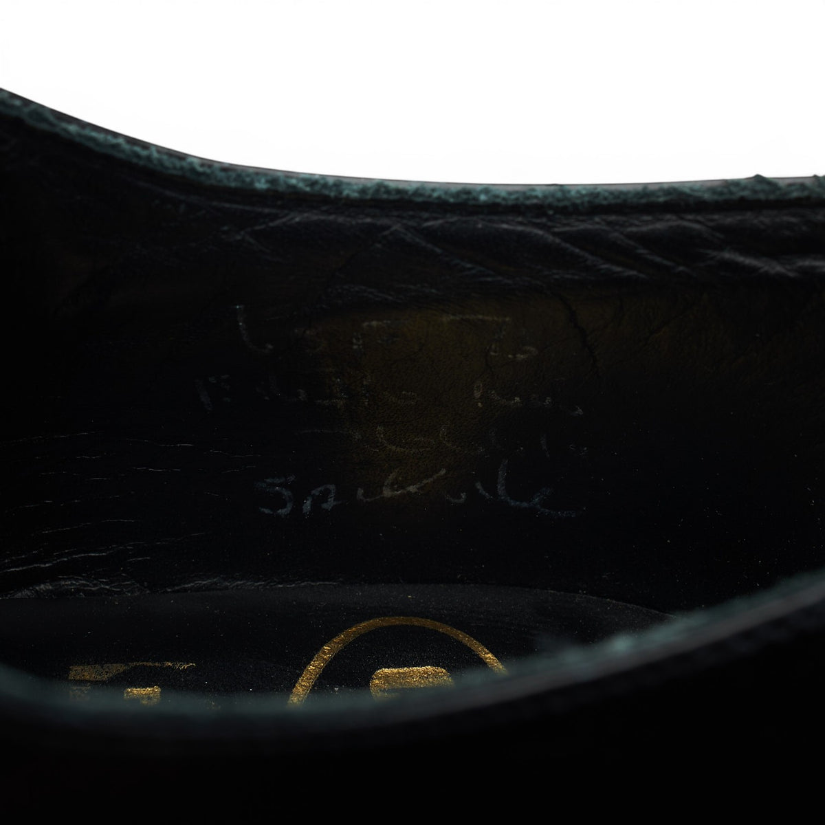 'Sackville' Black Patent Leather Oxford UK 6.5 F