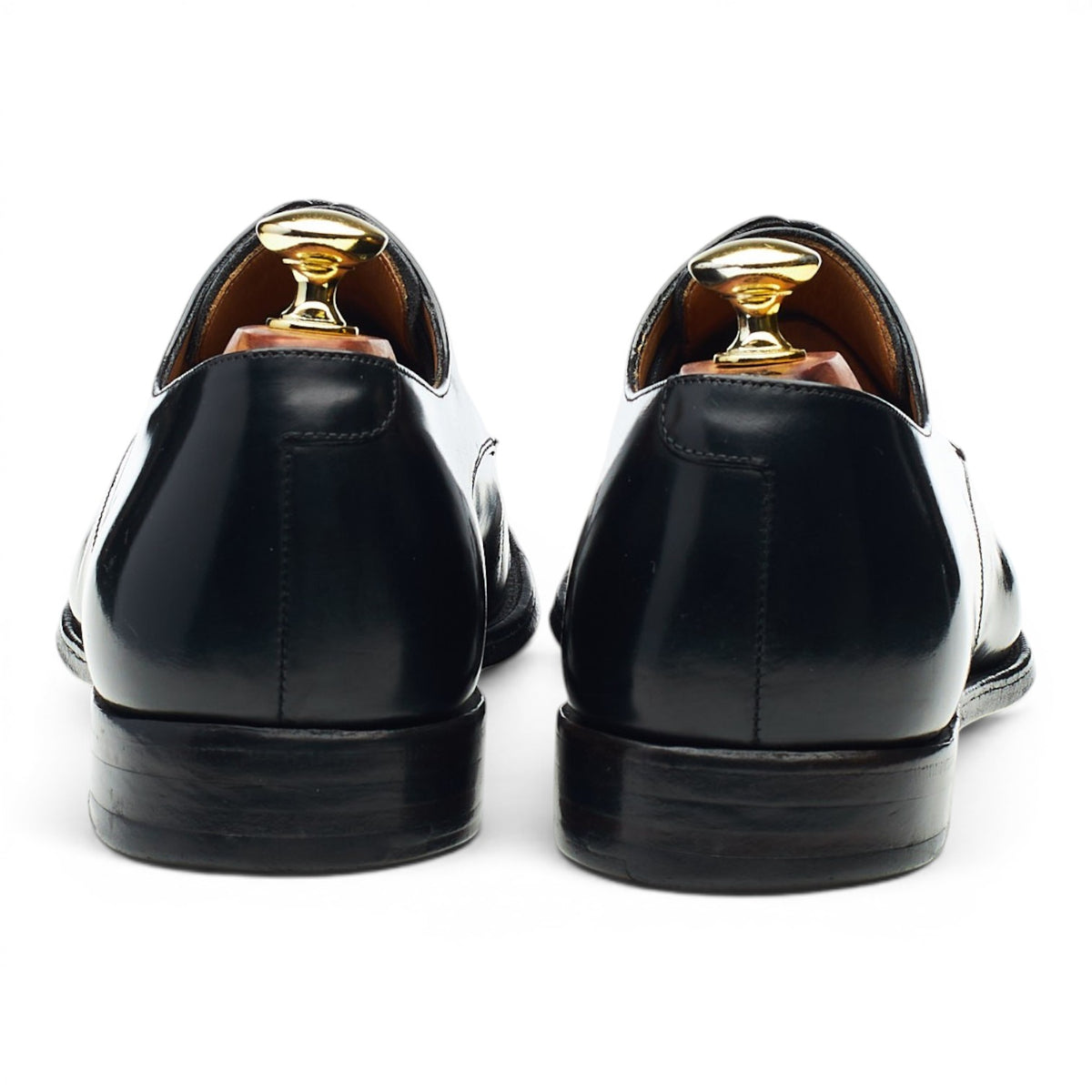 'Paris' Black Leather Derby UK 7.5 F