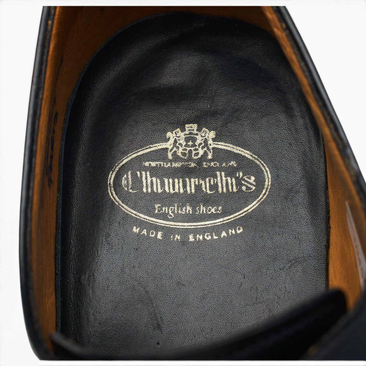 'Paris' Black Leather Derby UK 7.5 F