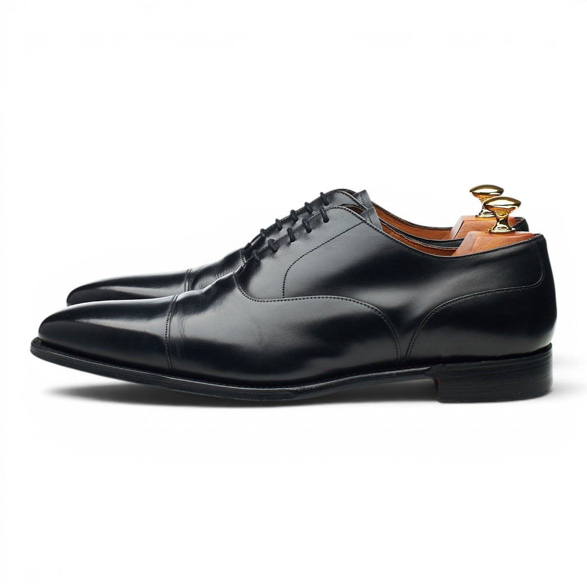 'Warwick' Black Leather Oxford UK 9 F