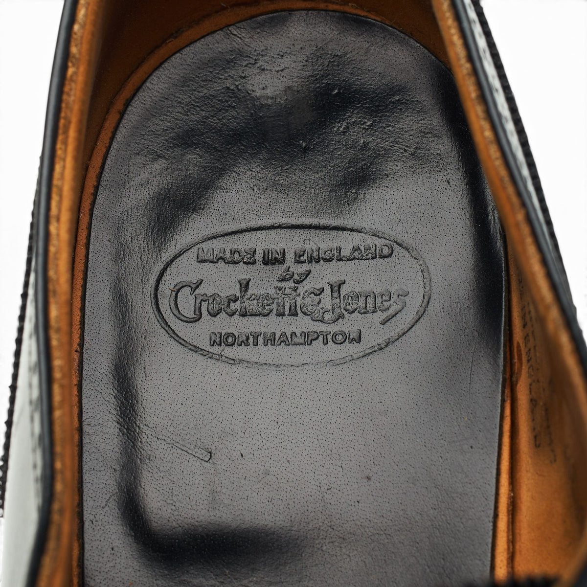 'Drummond' Black Leather Oxford Brogues UK 7 E