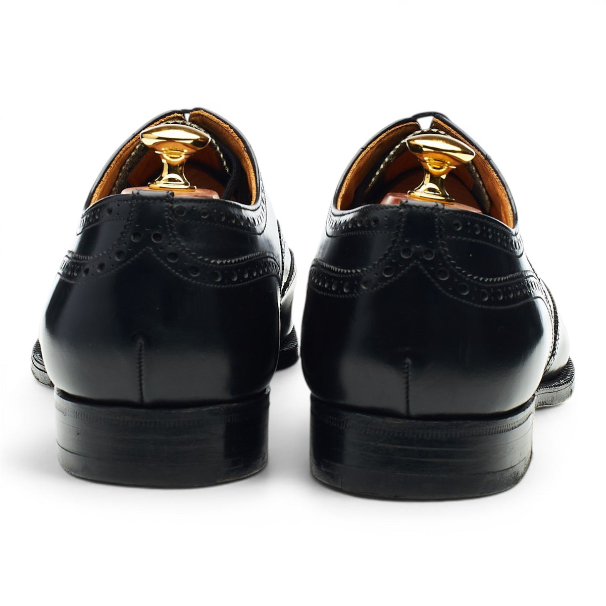 'Hickstead' Black Leather Oxford Brogue UK 10 G