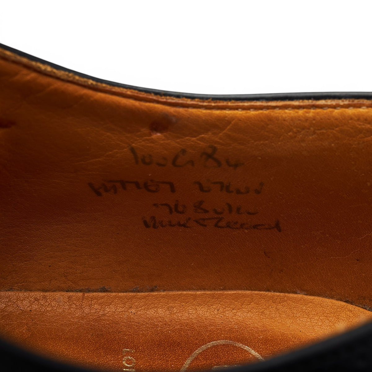 'Hickstead' Black Leather Oxford Brogue UK 10 G