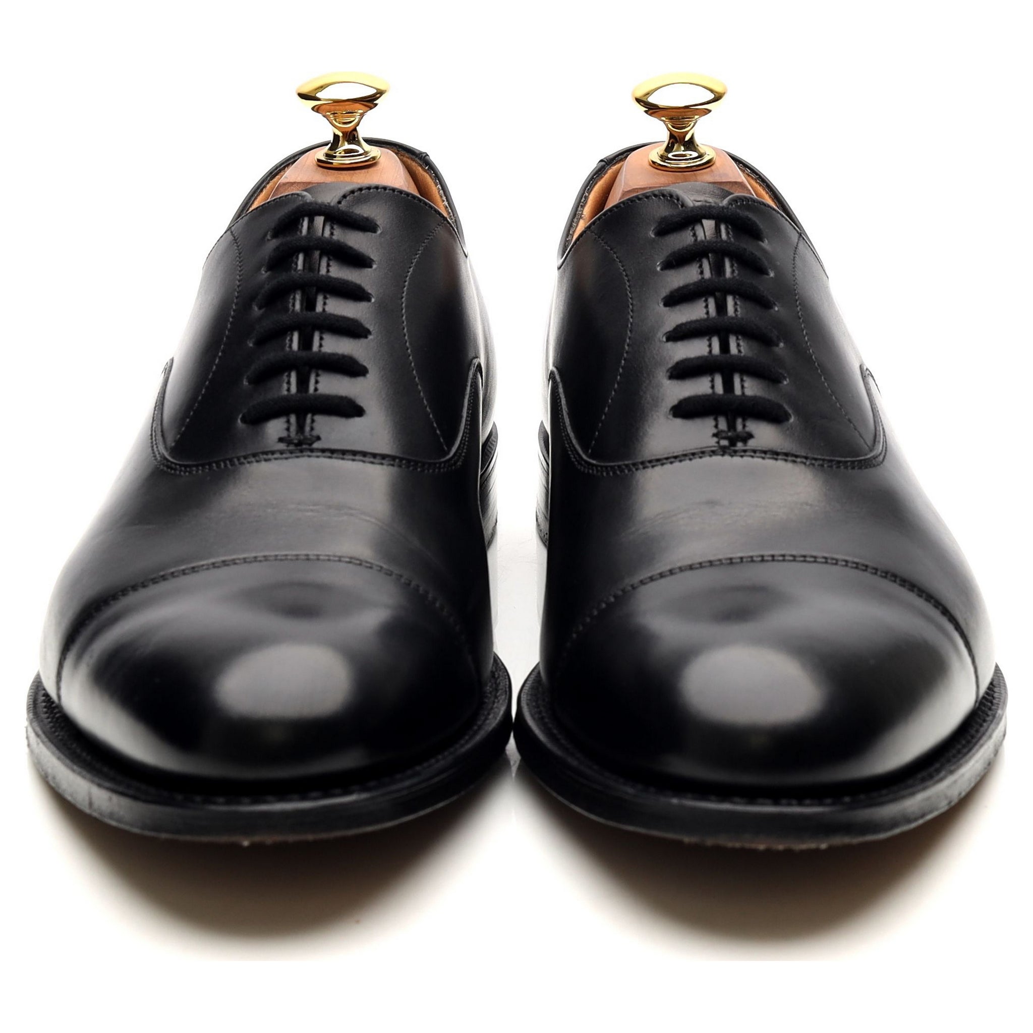 Dubai' Black Leather Oxford UK 6.5 G - Abbot's Shoes