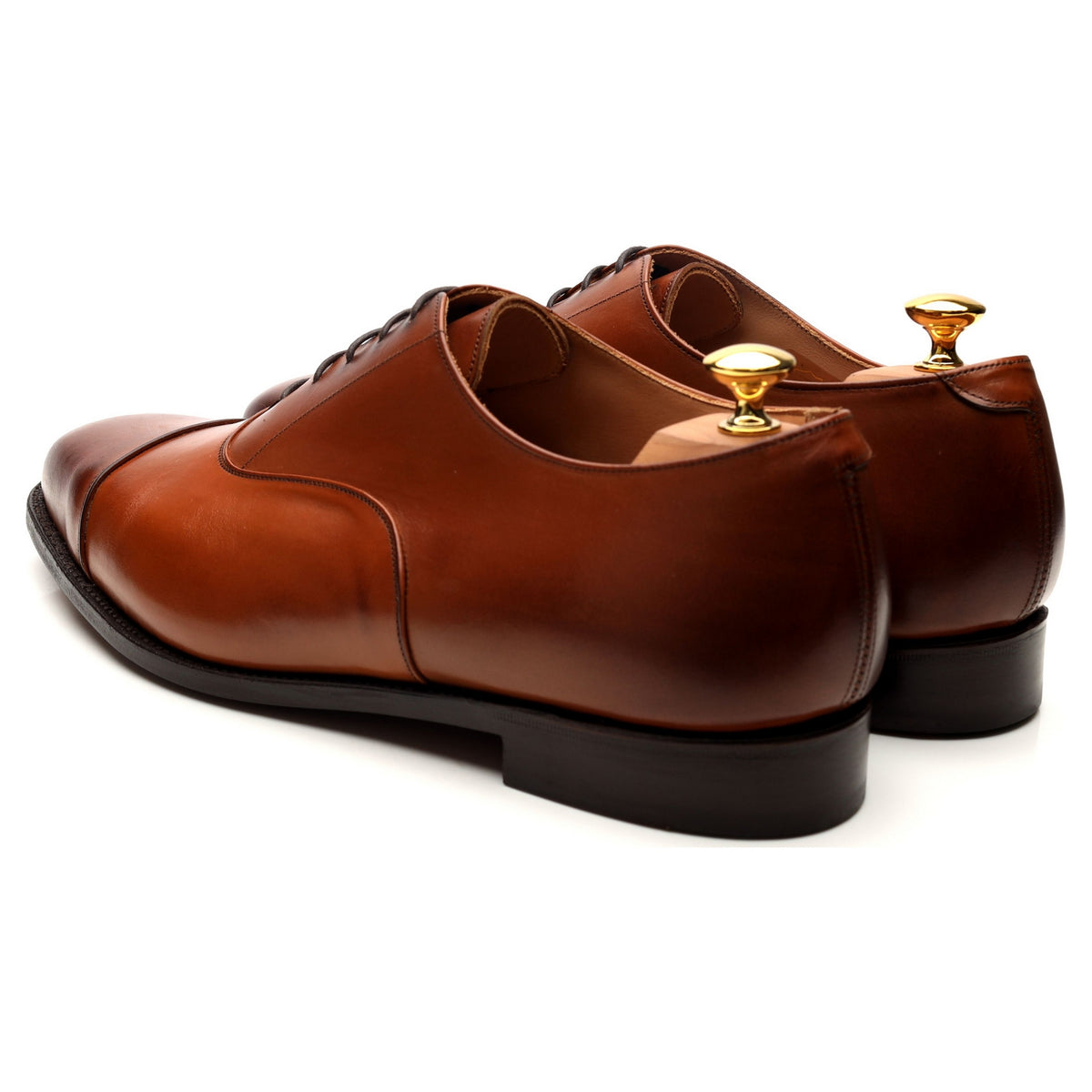 Regent' Tan Brown Leather Oxford UK 12 - Abbot's Shoes