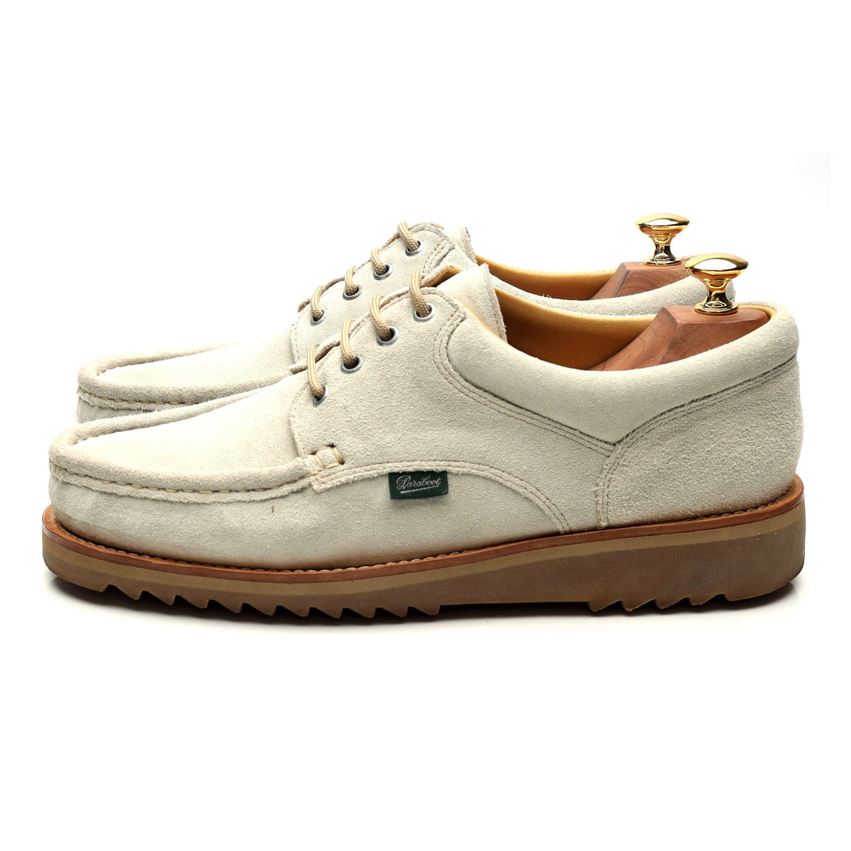 &#39;Thiers&#39; Cream Suede Deck Shoes UK 9