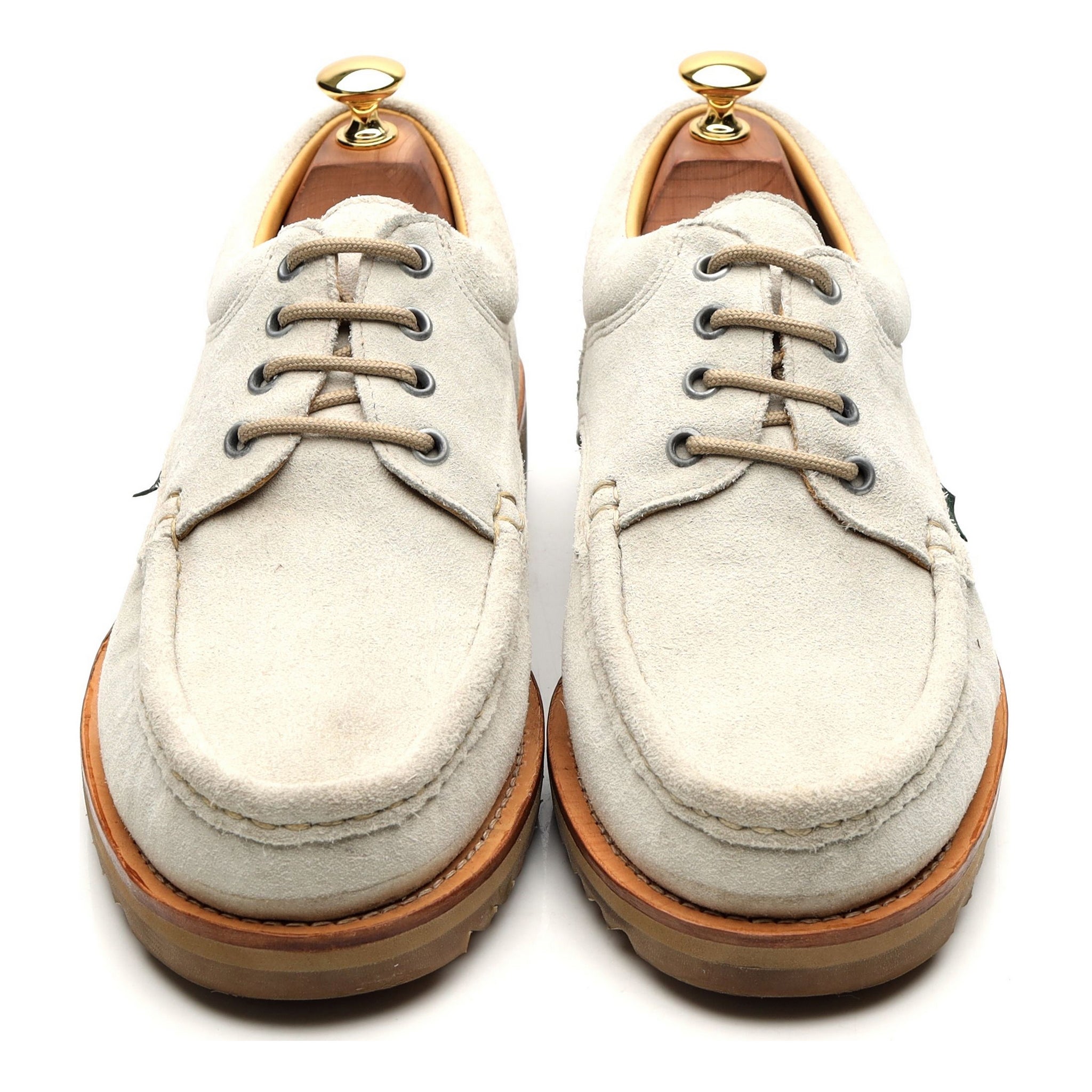 Thiers' Cream Suede Deck Shoes UK 9 - Abbot's Shoes