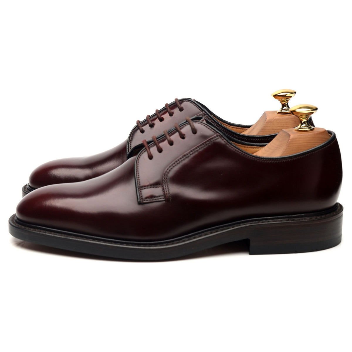 &#39;771&#39; Burgundy Leather Derby UK 6 F