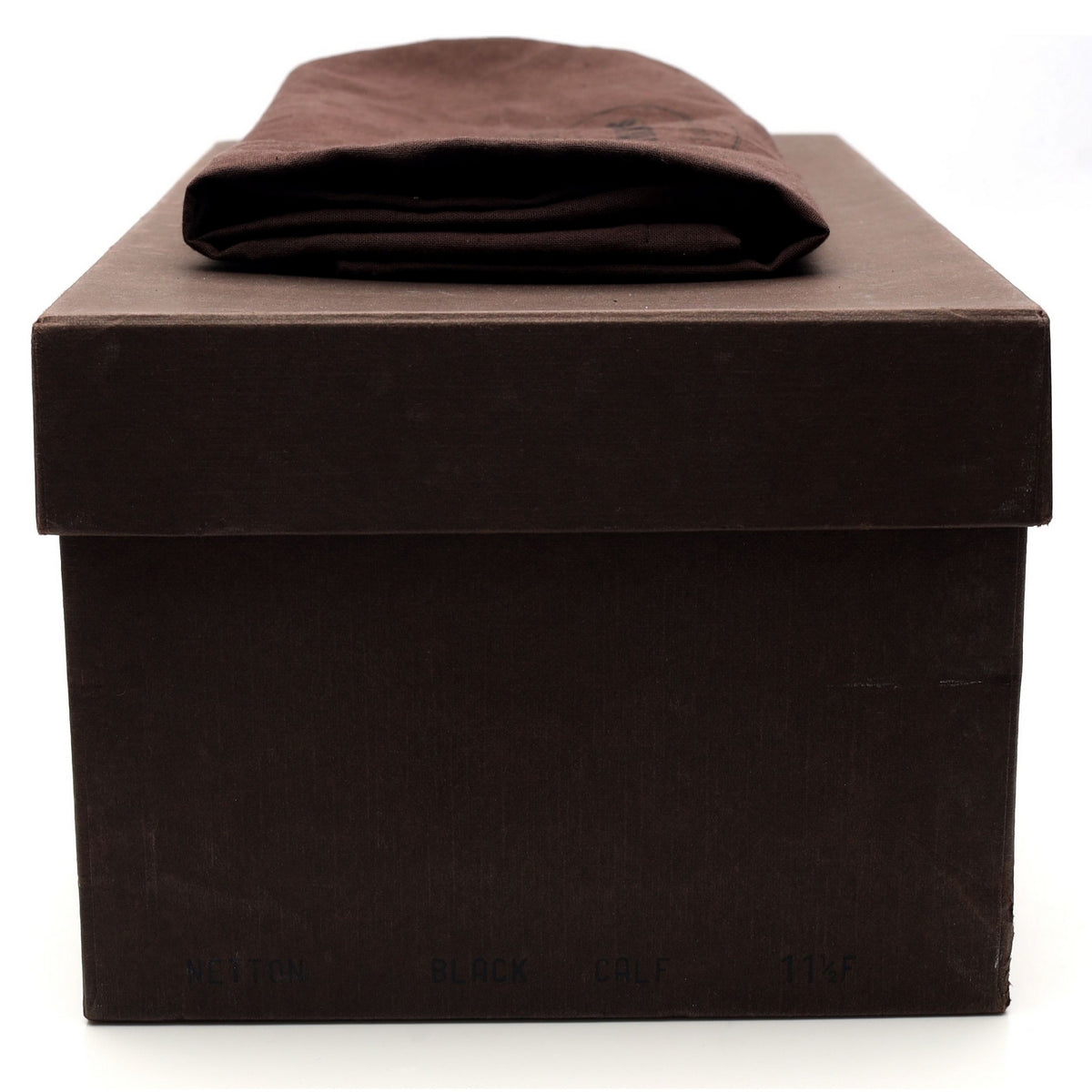 &#39;Netton&#39; Black Leather Loafers UK 11.5 F