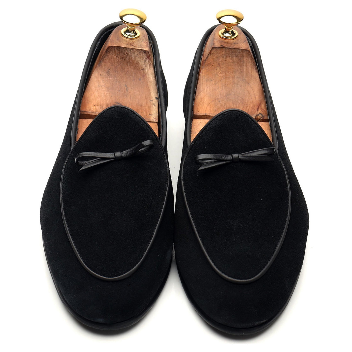 &#39;5424&#39; Black Suede Loafers UK 11 EU 45