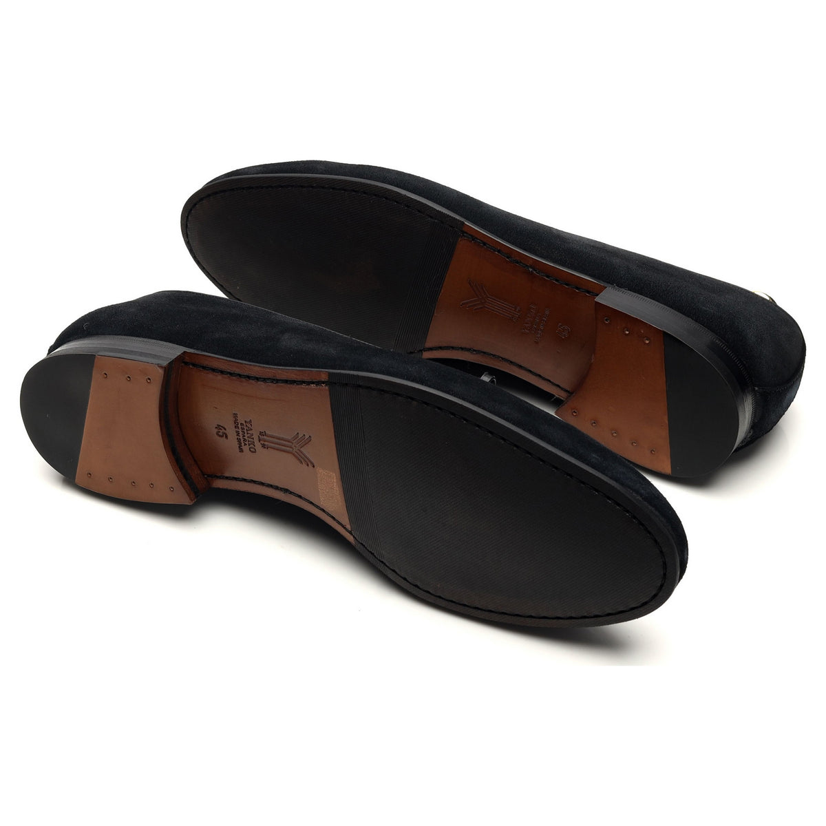 &#39;5424&#39; Black Suede Loafers UK 11 EU 45