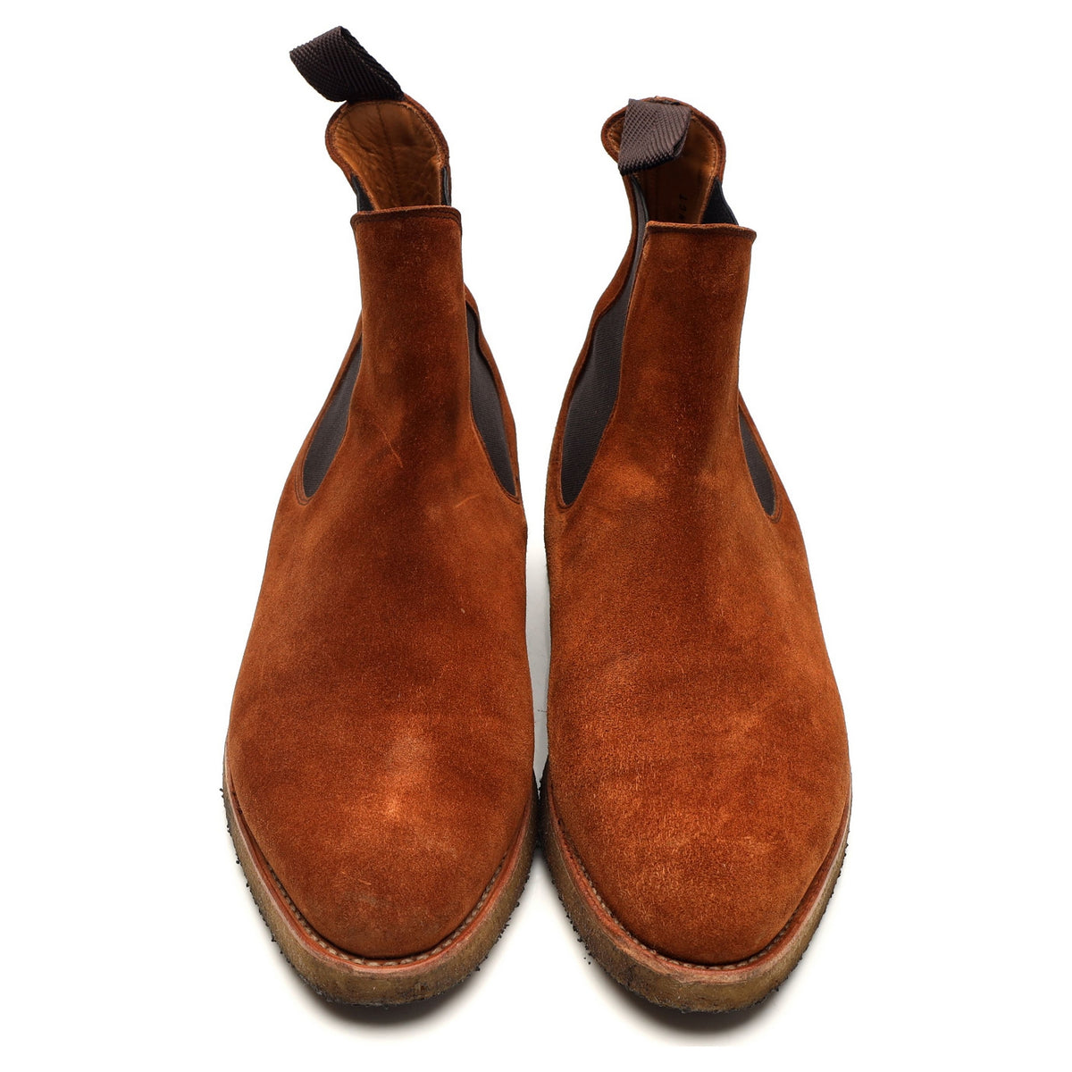 &#39;Alki&#39; Snuff Brown Suede Chelsea Boots UK 8 E