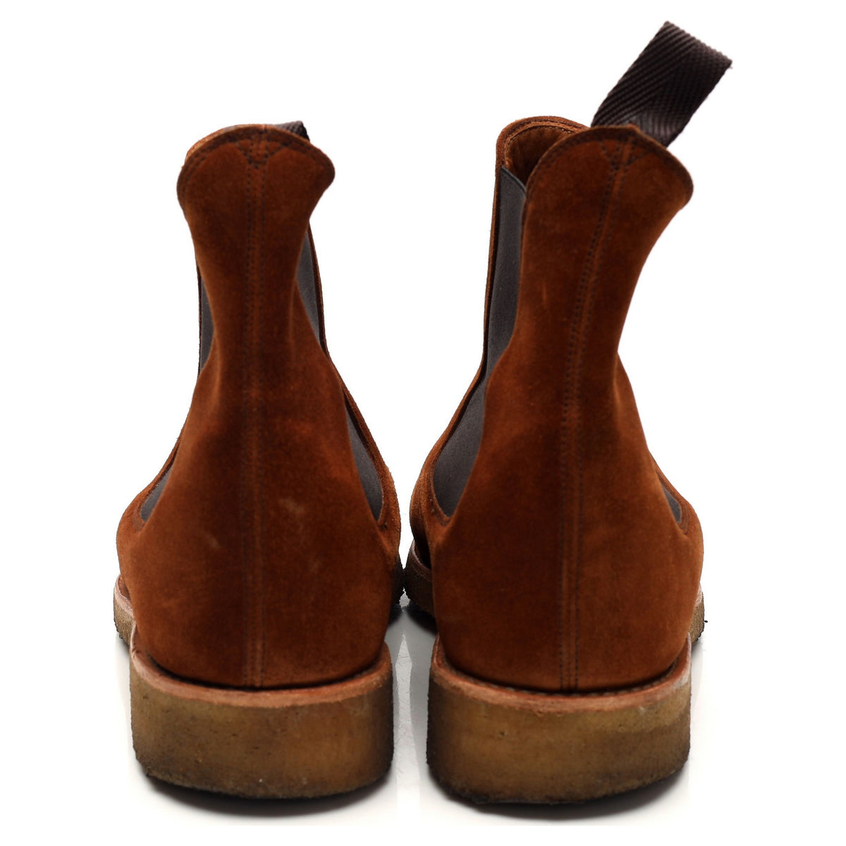 &#39;Alki&#39; Snuff Brown Suede Chelsea Boots UK 8 E