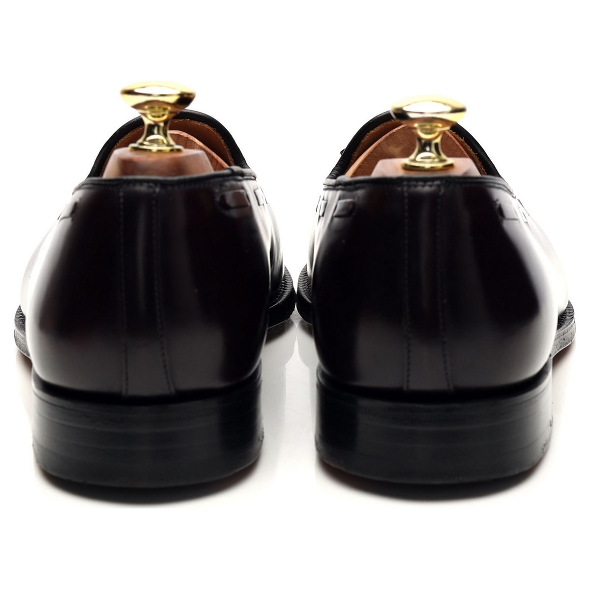 &#39;Keats ll&#39; Burgundy Leather Tassel Loafers UK 7.5 G