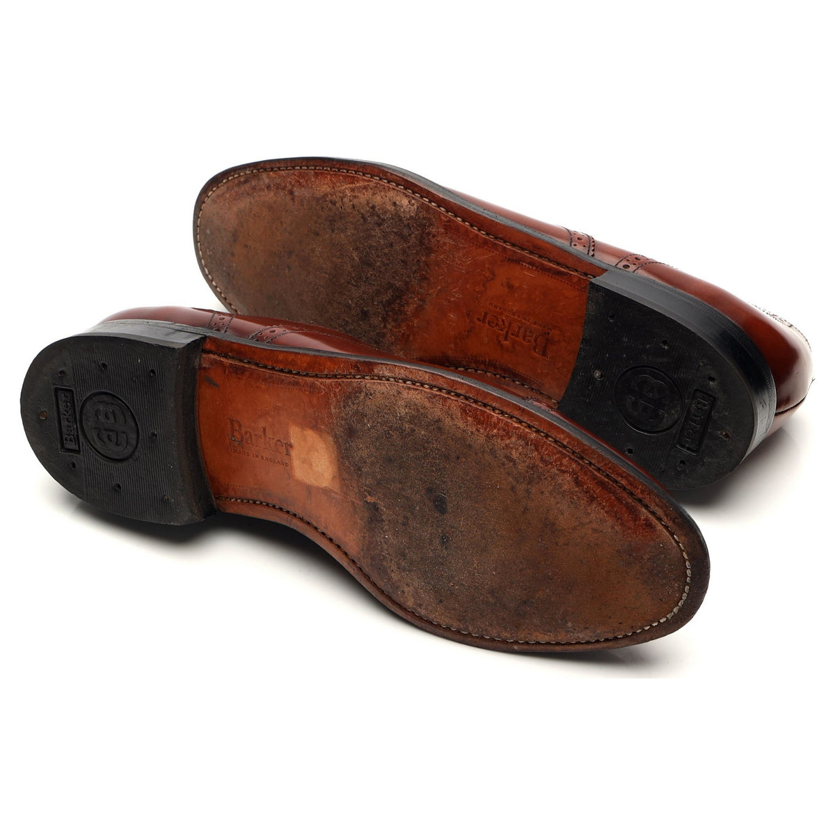 &#39;Gatwick&#39; Brown Leather Oxford Brogues UK 8 G