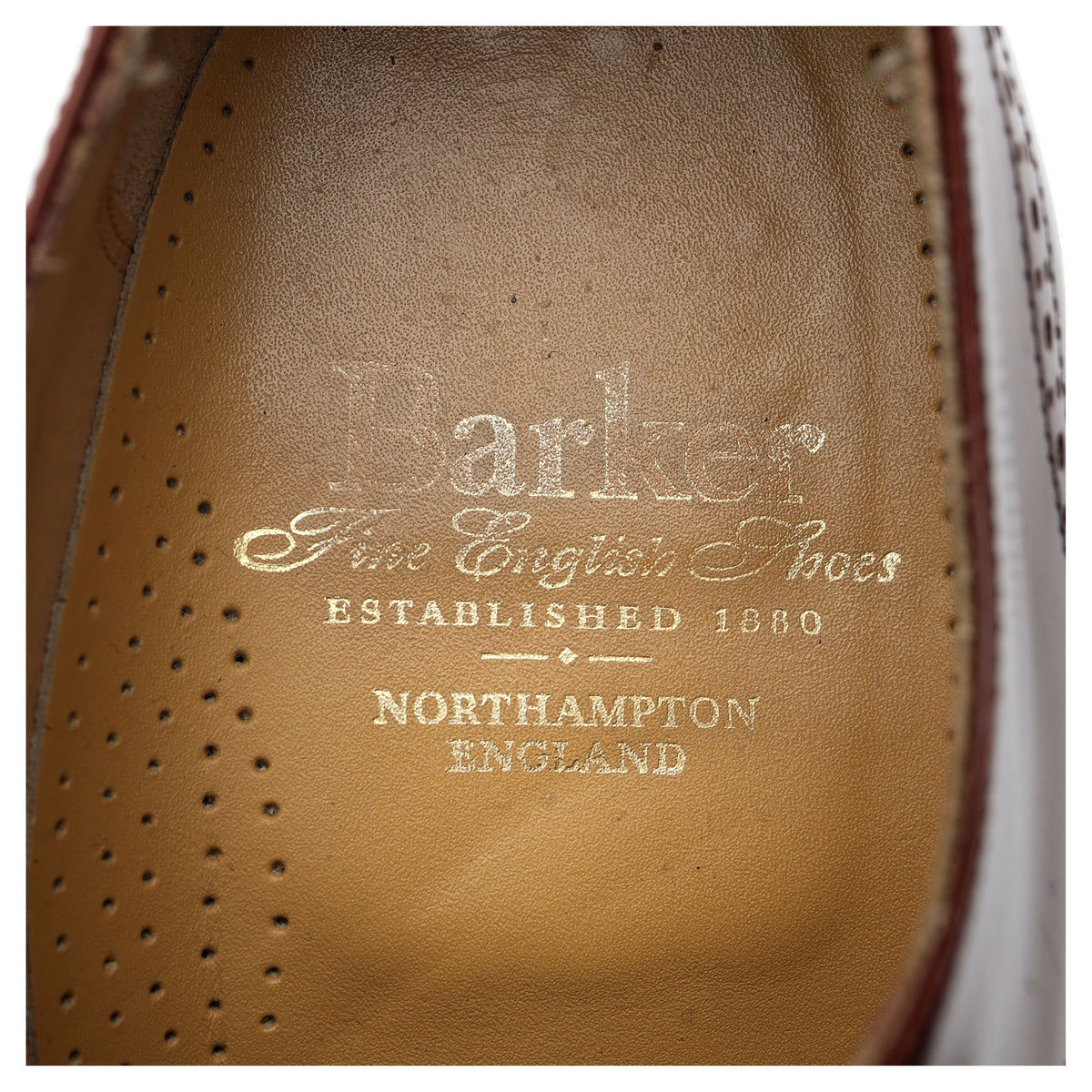 &#39;Gatwick&#39; Brown Leather Oxford Brogues UK 8 G