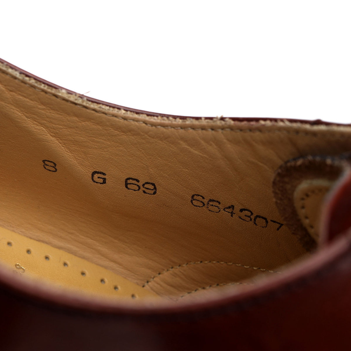 &#39;Gatwick&#39; Brown Leather Oxford Brogues UK 8 G