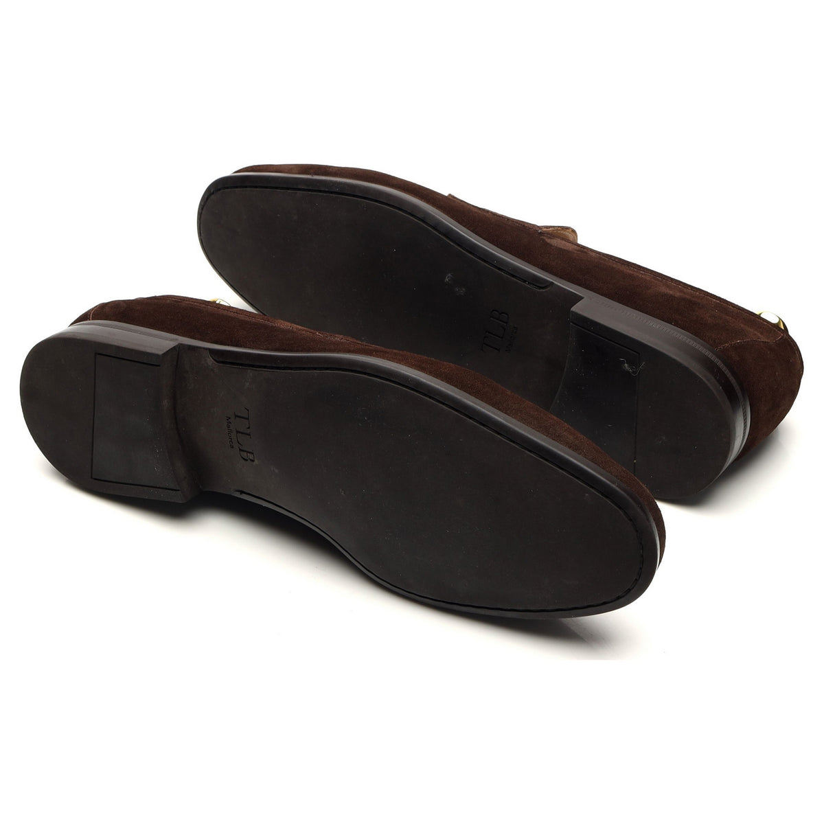 &#39;2034 Sacchetto&#39; Dark Brown Suede Loafers UK 10.5