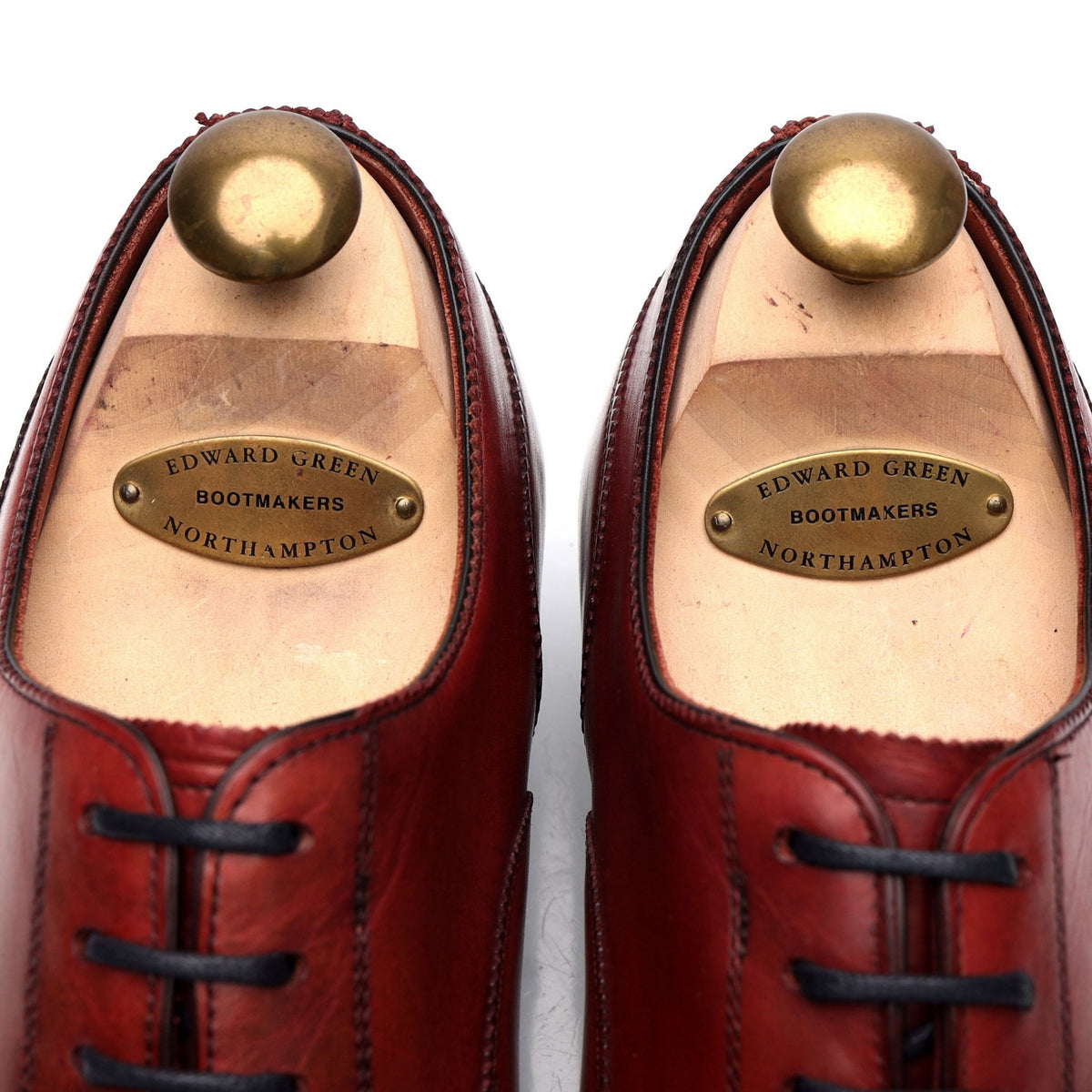 &#39;Beaulieu&#39; Burgundy Leather Oxford Austerity Brogue UK 8.5 E