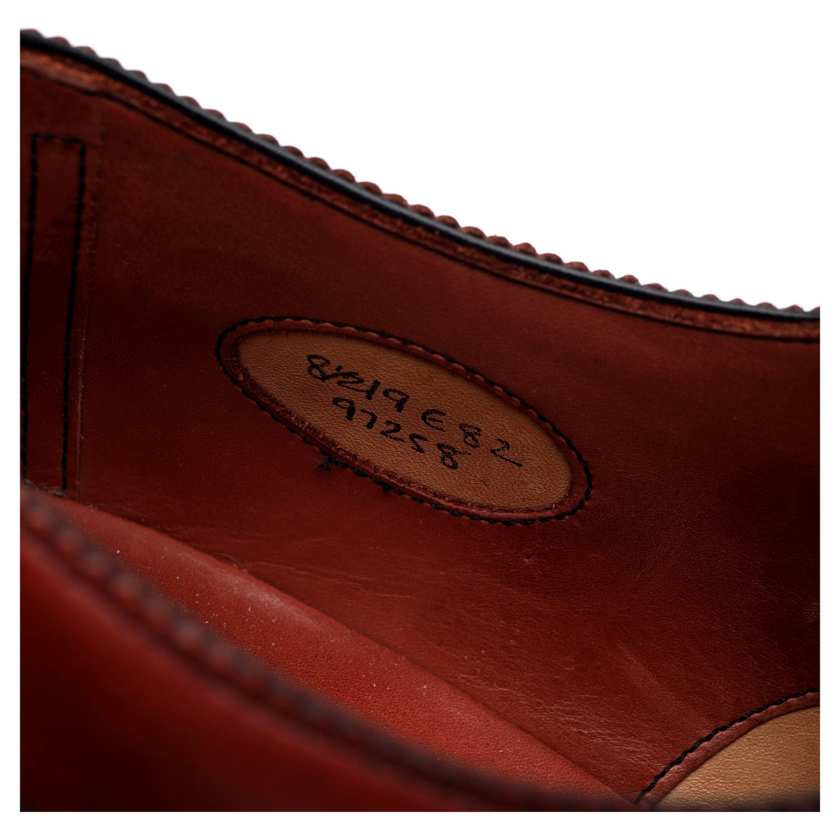 &#39;Beaulieu&#39; Burgundy Leather Oxford Austerity Brogue UK 8.5 E