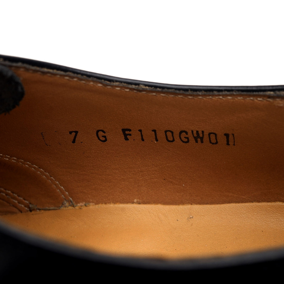 &#39;Arnold&#39; Black Leather Oxford UK 7 G