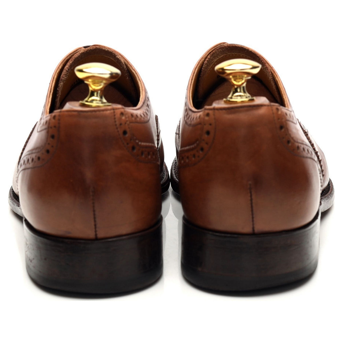 Charles Tyrwhitt Brown Leather Oxford Brogues UK 8