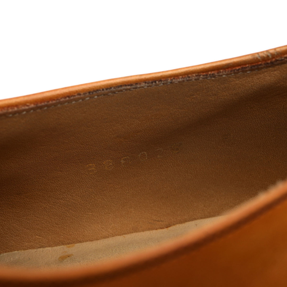 &#39;Tunstall&#39; Tan Brown Leather Double Monk Strap UK 9 F