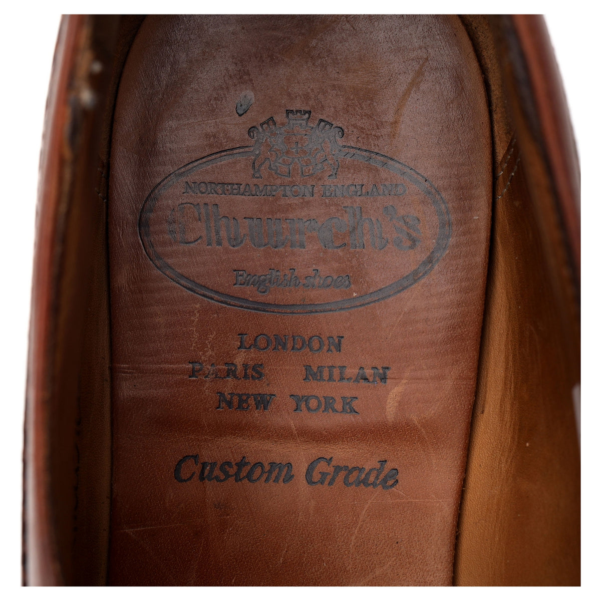 &#39;Kingston&#39; Tan Brown Leather Tassel Loafers UK 8 F