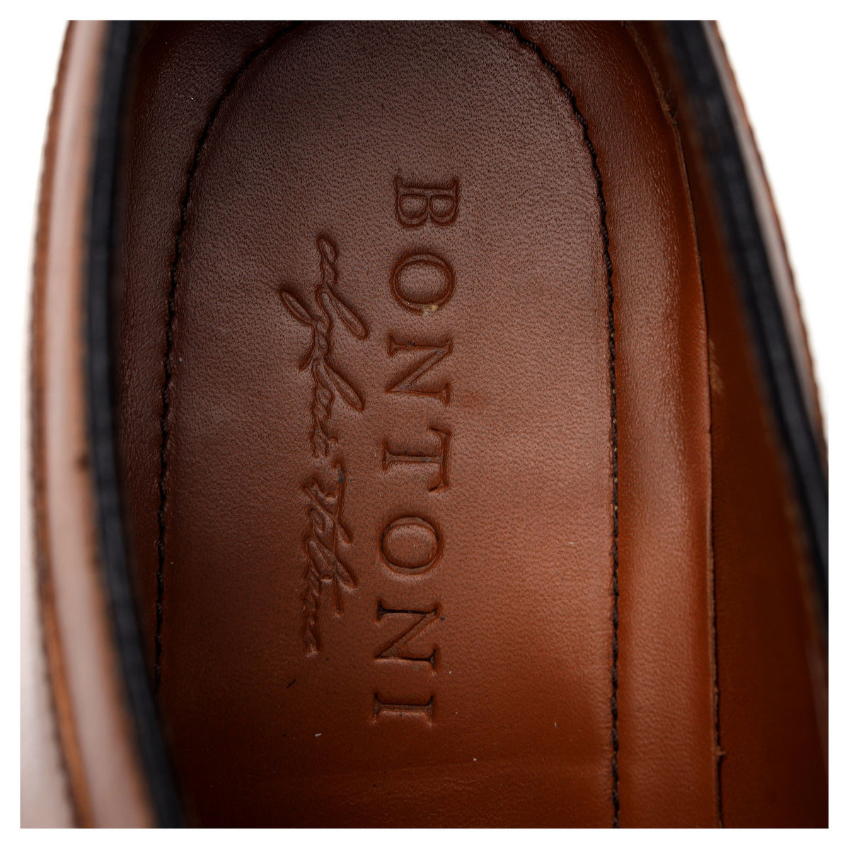 &#39;Magnifico&#39; Tan Brown Leather Split Toe Derby UK 8.5 EU 42.5